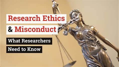 Research Ethics And Misconduct What Researchers Need To Know Youtube