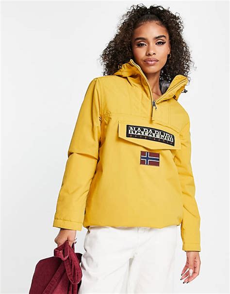 Napapijri Rainforest Winter Jacket In Yellow Asos