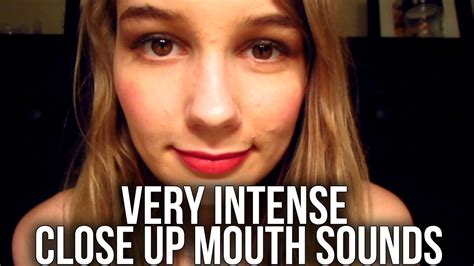 Binaural Asmr Very Intense Close Up Mouth Sounds W Breathing Sounds Youtube