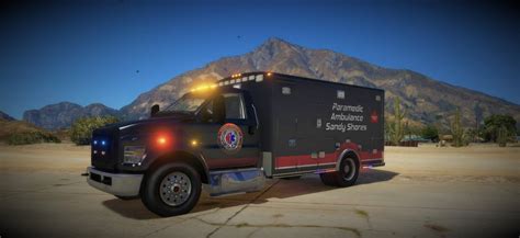Ford F750 Ambulance Add On Replace Fivem Liveries Gta5