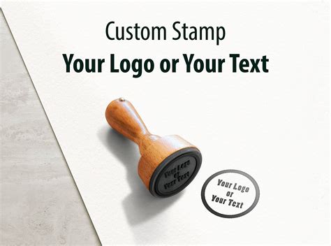 Buy Custom Logo Stamp Custom Artwork Stamp Stamp Logo Company Stamp