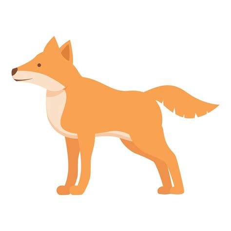 Zoo Canine Icon Cartoon Vector Dingo Dog 20357340 Vector Art At Vecteezy