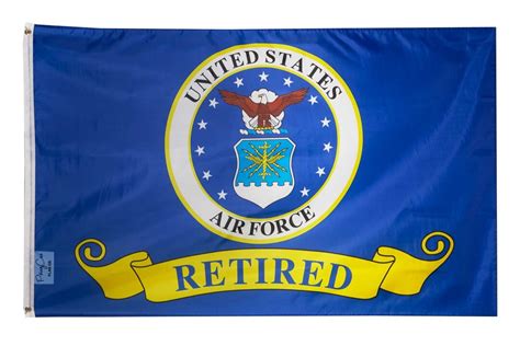 Us Air Force Retired Flag 3x5ft Banner Af Usa Veteran Dad Mom T