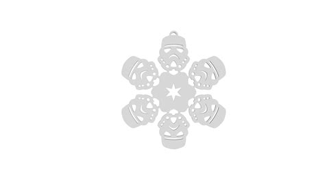 Star Wars Snowflakes For Your Nerdy X Mas Tree By Armor3dprops