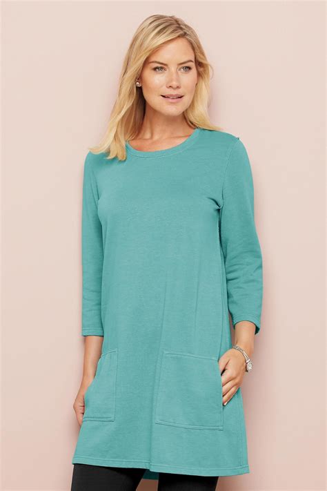 Then you will love this! Soft Sensations Two-Pocket Washed Knit Tunic by Real ...