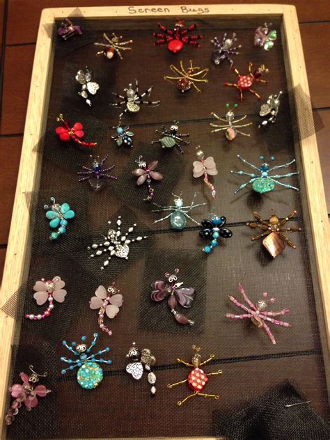Doesn't like judgmental people status: Screen bugs. Sold for $10 each. All made by my wonderfully ...
