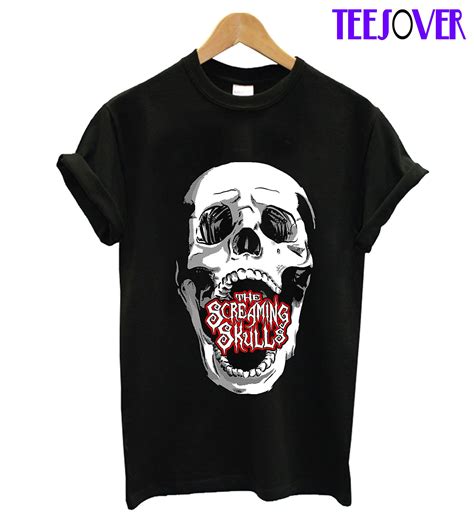 The Screaming Skulls The V1 T Shirt Screaming Skull Direct To Garment
