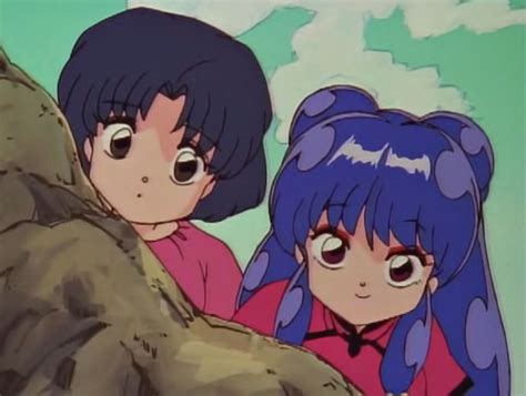 ranma 1 2 shampoo and akane cute anime girls with blue hair rumiko takahashi photo