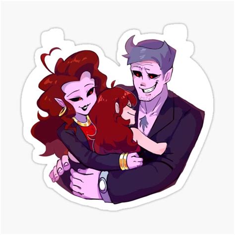 Daddy Dearest Mommy Mearest And Girlfriend Fnf Sticker For Sale By