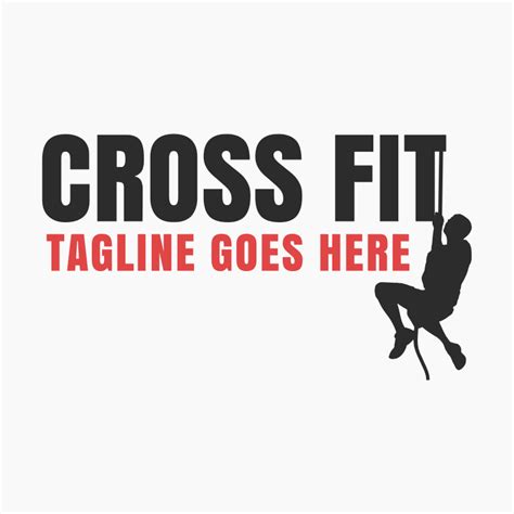 Crossfit Fitness Logo Template Bobcares Logo Designs Services