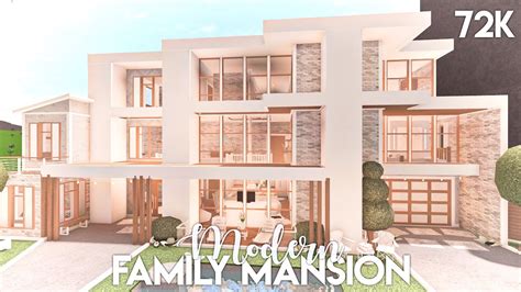 Small Modern Mansion Bloxburg