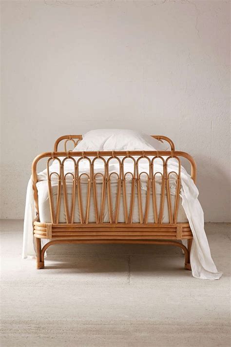 The average price for twin bed frames ranges from $40 to $800. Canoga Rattan Bed | Rattan bed frame, Bed frame design ...