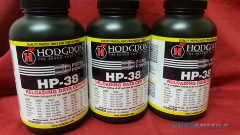 Hodgdon Hp38 Pistol Powder 3qty 1lb For Sale At