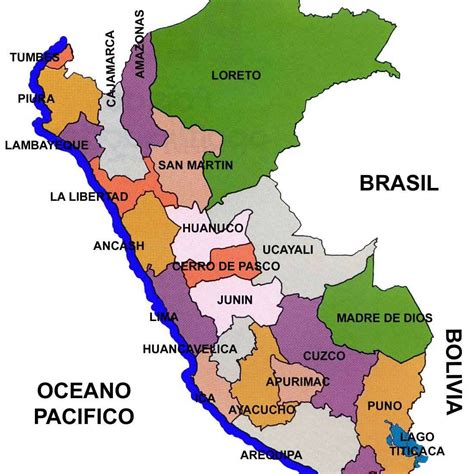 Top 19 Mejores Mapa Del Peru Y Sus Regiones Y Departamentos En 2022