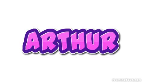 Arthur Logo Free Name Design Tool From Flaming Text