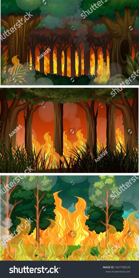 Forest Fire Drawing