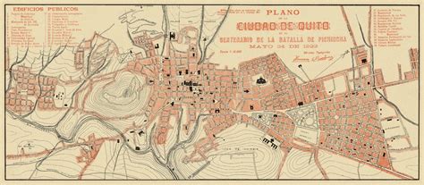 Old Map Of Quito Ciudad De Quito Vintage Map Print On Etsy