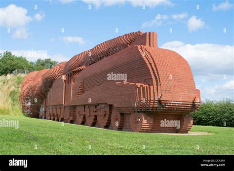 The Brick Train Darlington By David Mach Stock Photo 59229474 Alamy