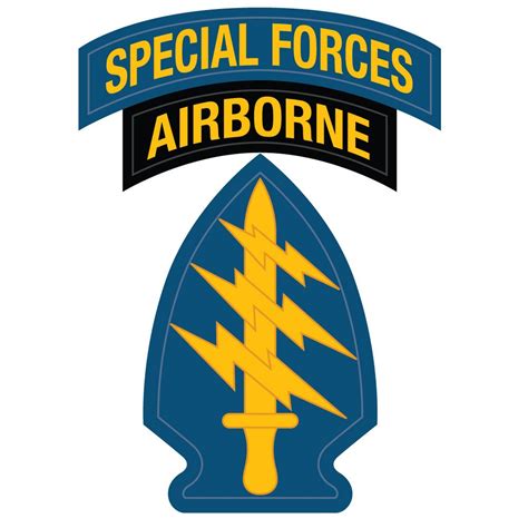 Buy Us Army Special Forces Airborne Patch Reflective Decal 35 Inch