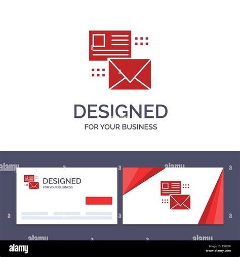 Creative Business Card And Logo Template Mailing Conversation Emails