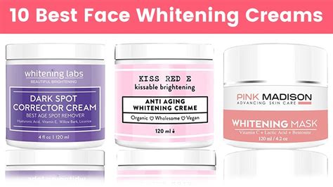10 Best Face Whitening Creams 2019 Usable For Dark Spots Acne Scars