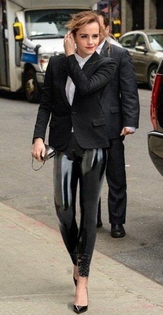 Leather Outfit Leather Pants Pleather Emma Watson Sexiest Emma Watson Beautiful Emma Watson