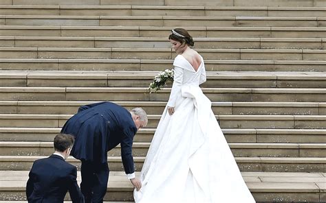 6 major moments from princess eugenie and jack brooksbanks' royal wedding day. Princess Eugenie's Wedding Dress Holds a Ton of Hidden Meaning | Travel + Leisure