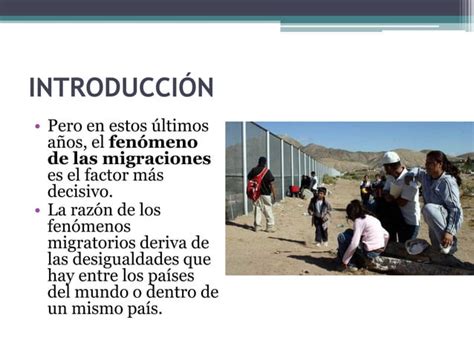 Los FenÓmenos Migratorios