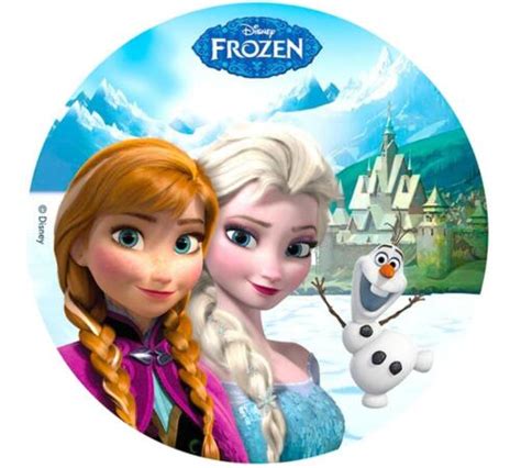 Cialda In Ostia Per Torta Personalizzabile Frozen Elsa Decorazione Sopra Torte EBay