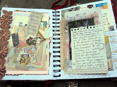 Debrinas Altered Art Diary Art Journal Pages