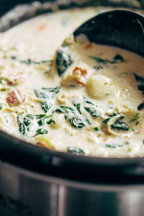 Slow cooking is an ideal method for cooking less expensive portions of meat to make them more tender and tasty than by other forms of cookery. Crockpot Chicken Gnocchi Soup | Recipe | Food recipes ...