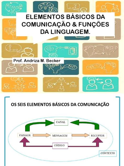 Aula 2 Elementos Da Comunicação E Funções Da Linguagemppt