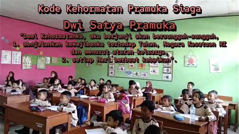 Latihan Pramuka Siaga Mengenalkan Dwi Satya Pramuka Pramuka Youtube