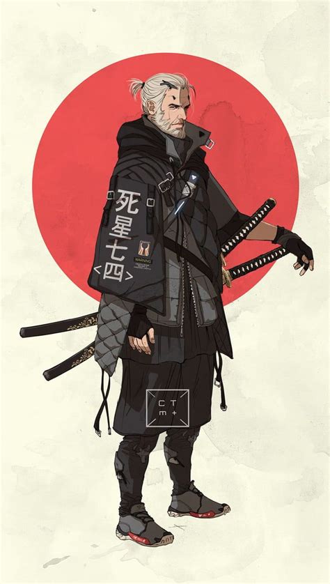 My Cyberpunk 2077 Character Samurai Art Concept Art Characters
