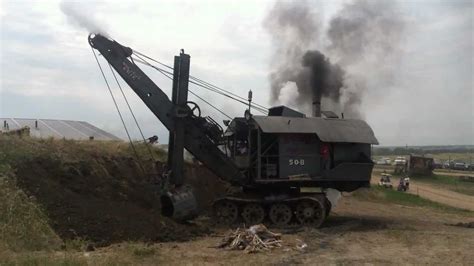 Steam Shovel Moving Earth At Wmstr Rollag 2012 Youtube