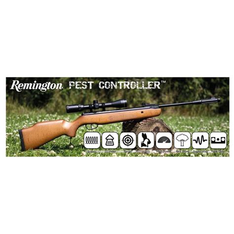 Remington Full Power 22 Air Rifle Combo Scope Mounts Pellets