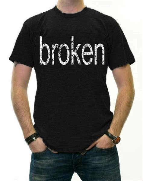 Distressed Broken T Shirt Bewild