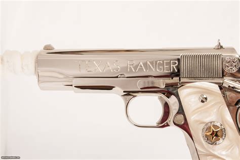 Colt 1911 Texas Ranger 38 Super Used Gun Inv 219948