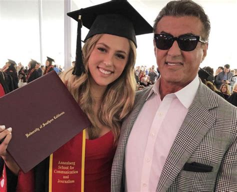 Sylvester stallone has three gorgeous daughters — and they're all single. Sylvester Stallone's daughter graduates from college ...