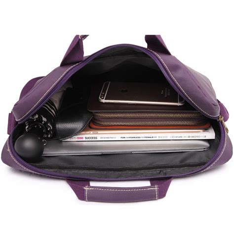 E1651 Miss Lulu Simple Square Solid Colour Laptop Bag Purple