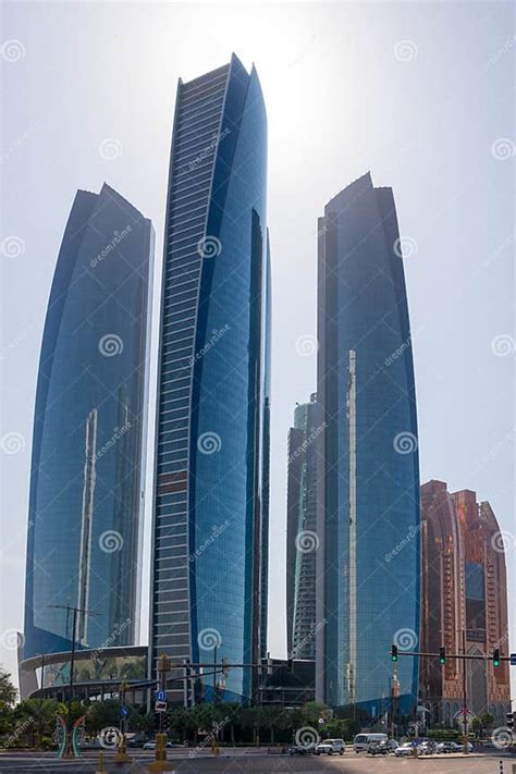 Etihad Towers Buildings In Abu Dhabi Uae Editorial Stock Photo Image