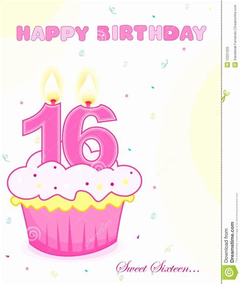 Free Printable 16th Birthday Cards Printable Templates