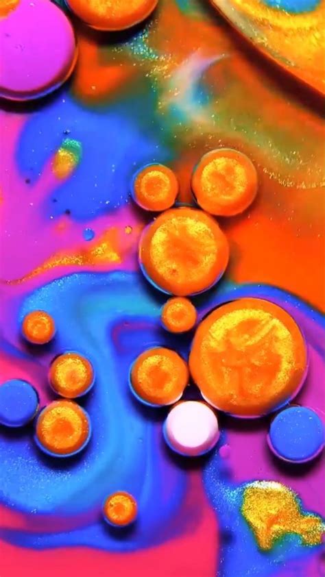 Colorful Ink Bubble Live Wallpaper For Iphone Video Live Wallpaper