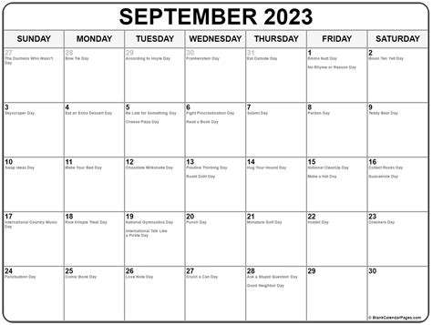 September 2022 Printable Calendar Printable Calendar 2023