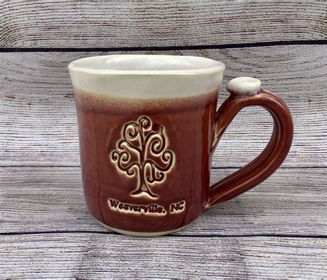 Handmade Custom Logo Pottery Mugs | Salvaterra Pottery