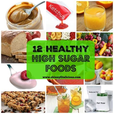 12 Healthy High Sugar Foods Skinny Fitalicious®