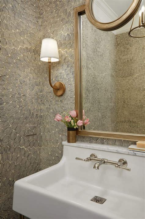 Spring Themed Powder Room Makeover With Ferguson Showrooms Luxury