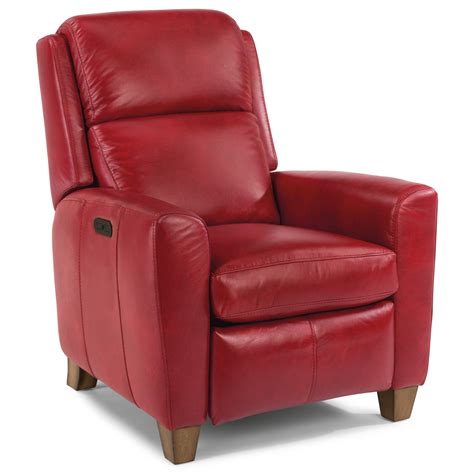 Flexsteel Dion B3520 503h Contemporary Power High Leg Recliner With Power Headrests And Usb Port