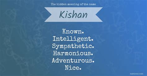 The hidden meaning of the name Kishan | Names with meaning, Meaning of your name, Names
