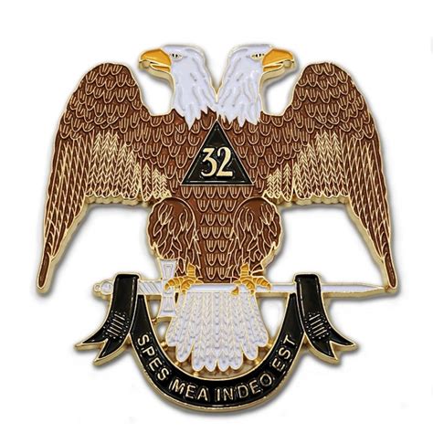 32nd Degree Scottish Rite Masonic Auto Emblem Brown And Etsy